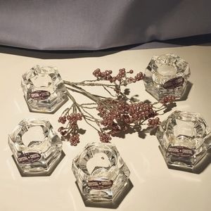 🟢CRYSTAL Candle Holders Bundle * Unused